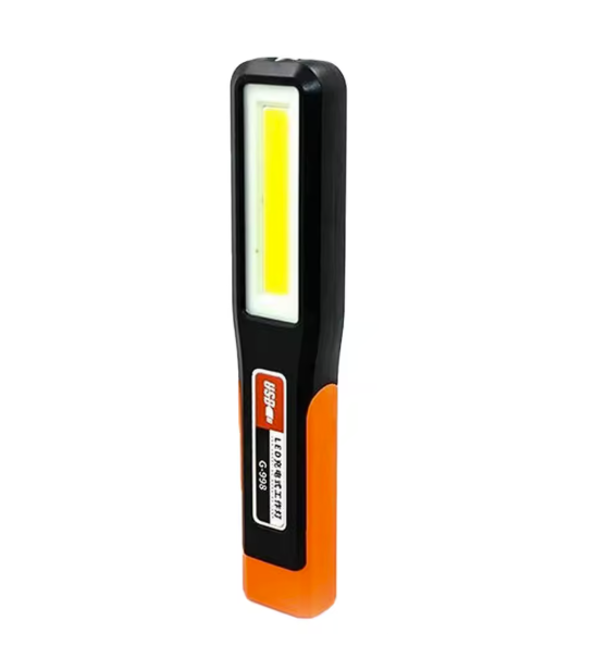 Uppladdningsbar LED-arbetslampa med Magnet, 360° Krok & Rött Varningsljus – 3 Ljuslägen, IPX4