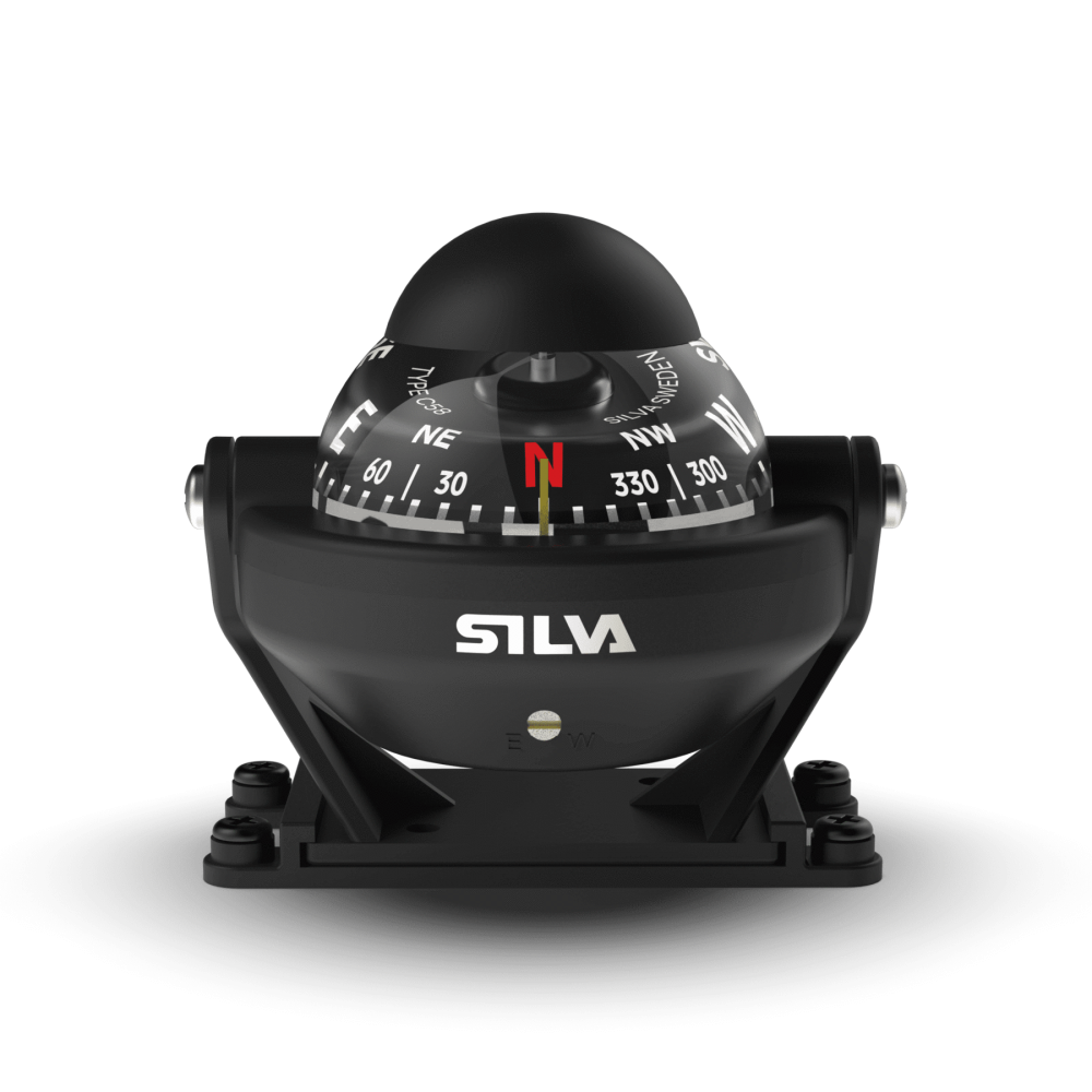 Silva C58 Minikompass Svart – Kompakt & Pålitlig Navigation 12v