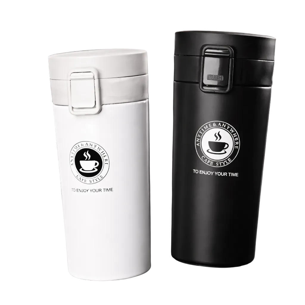 Termosmugg – Dubbelväggig Vakuumflaska i Rostfritt Stål | 380ml & 510ml