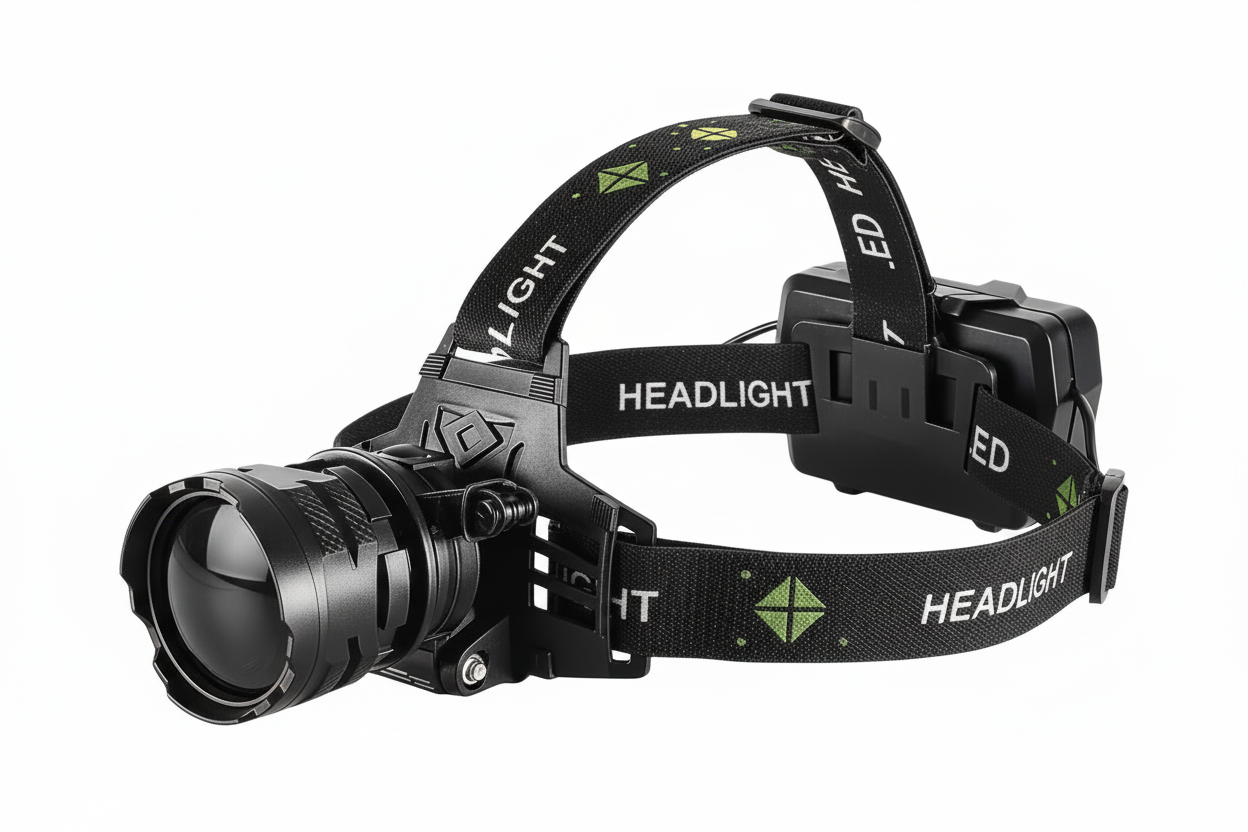 Kraftfull LED Pannlampa 800W - USB Laddningsbar Vattentät Arbetslampa.