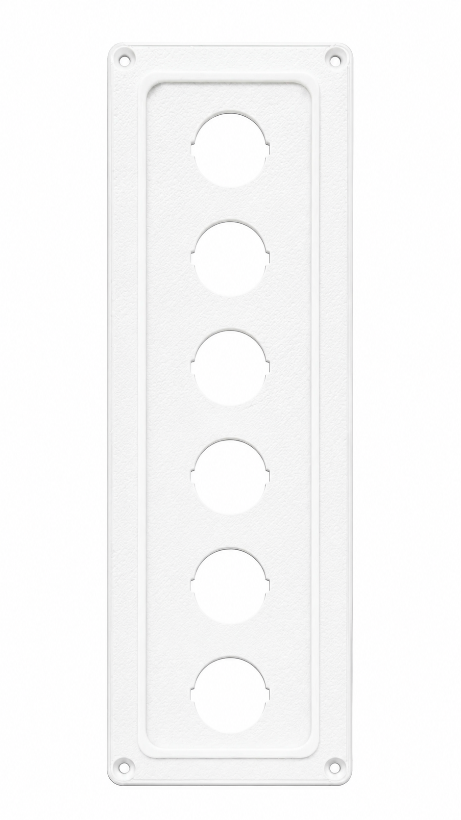 Monteringspanel för 6 brytare – Universal