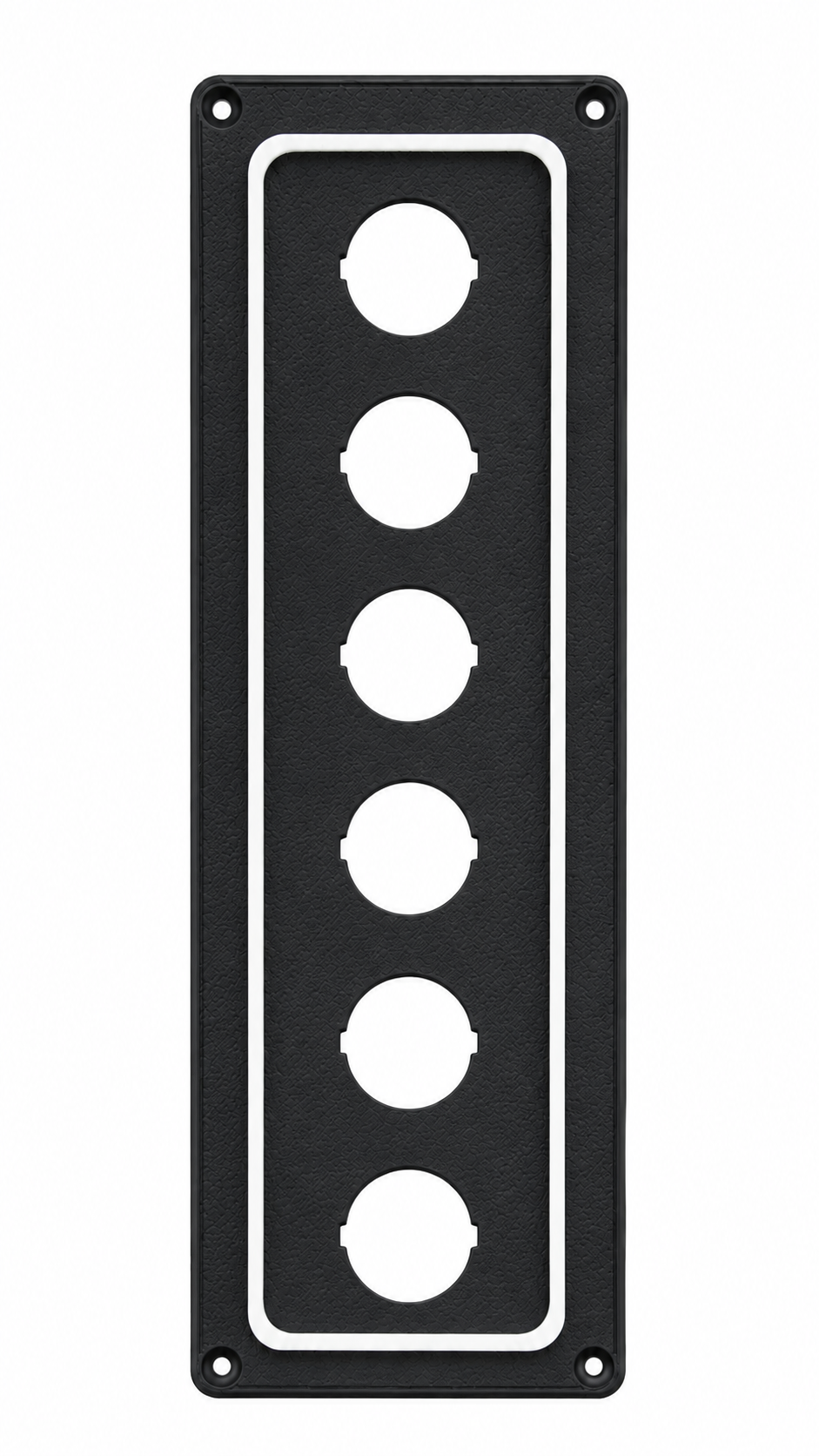 Monteringspanel för 6 brytare – Universal