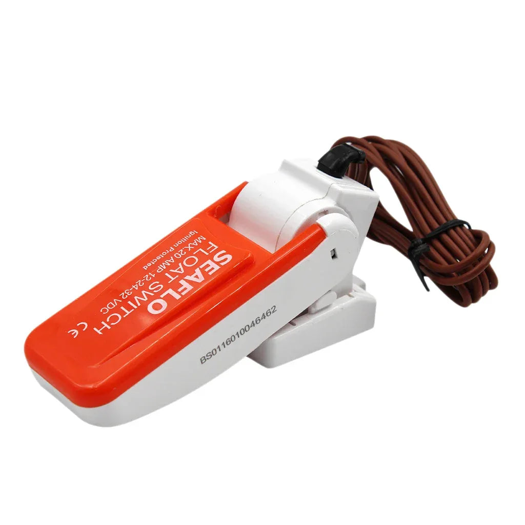 20A Flottörbrytare för Länspump - Automatisk Vattennivåkontroll 12V/24V/32V Red