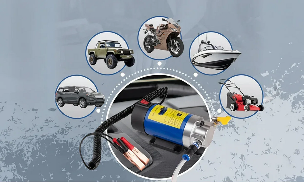 Elektrisk Oljepump 12V - Professionell Överföringspump .