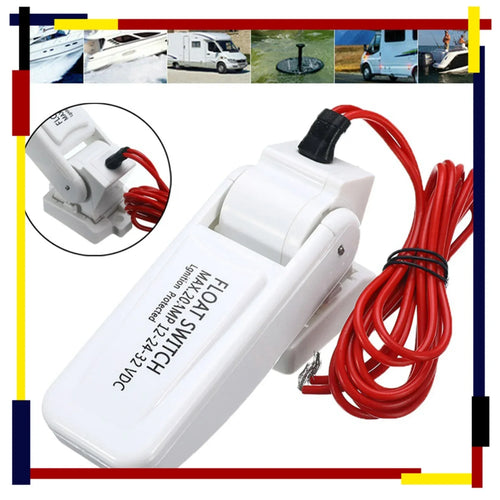 20A Flottörbrytare för Länspump - Automatisk Vattennivåkontroll 12V/24V/32V