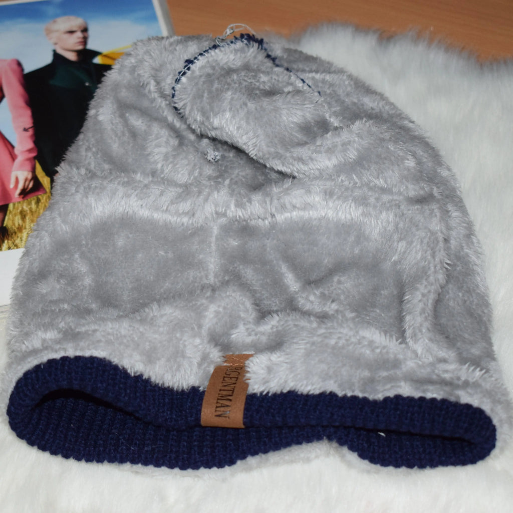 Pälsfodrad Vintermössa - Extra Varm Beanie med Fleecefoder | Unisex Dam & Herr