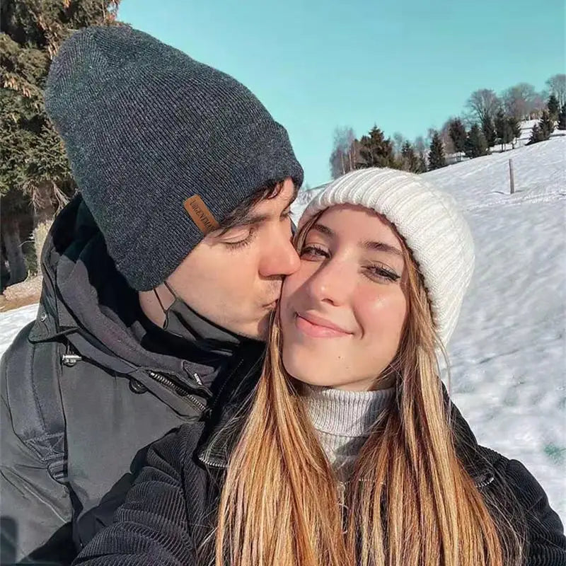 Pälsfodrad Vintermössa - Extra Varm Beanie med Fleecefoder | Unisex Dam & Herr