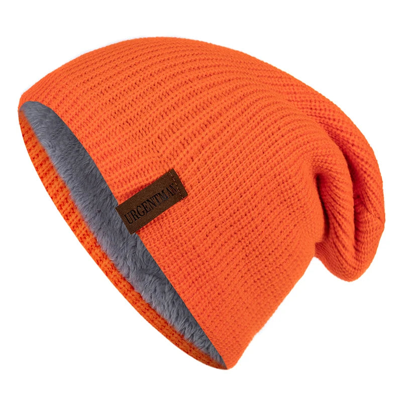 Pälsfodrad Vintermössa - Extra Varm Beanie med Fleecefoder | Unisex Dam & Herr