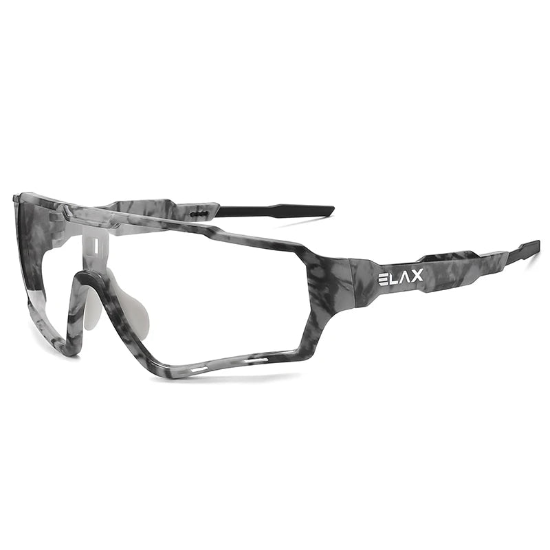 ELAX Fotokromatiska Sportglasögon – Unisex Cykel & MTB