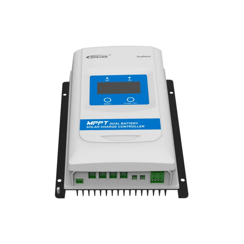 EPEVER DuoRacer MPPT Solarladdningsregulator 10A 20A 30A – Dubbelt batterisystem DR-serien