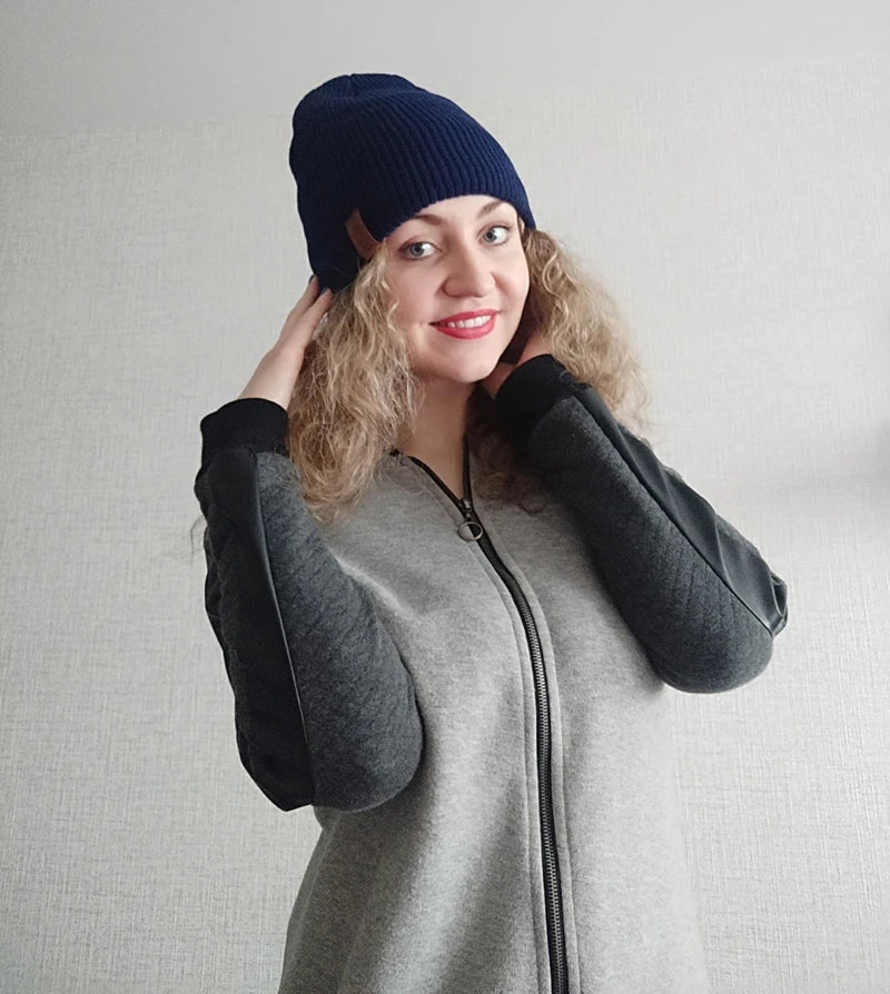 Pälsfodrad Vintermössa - Extra Varm Beanie med Fleecefoder | Unisex Dam & Herr