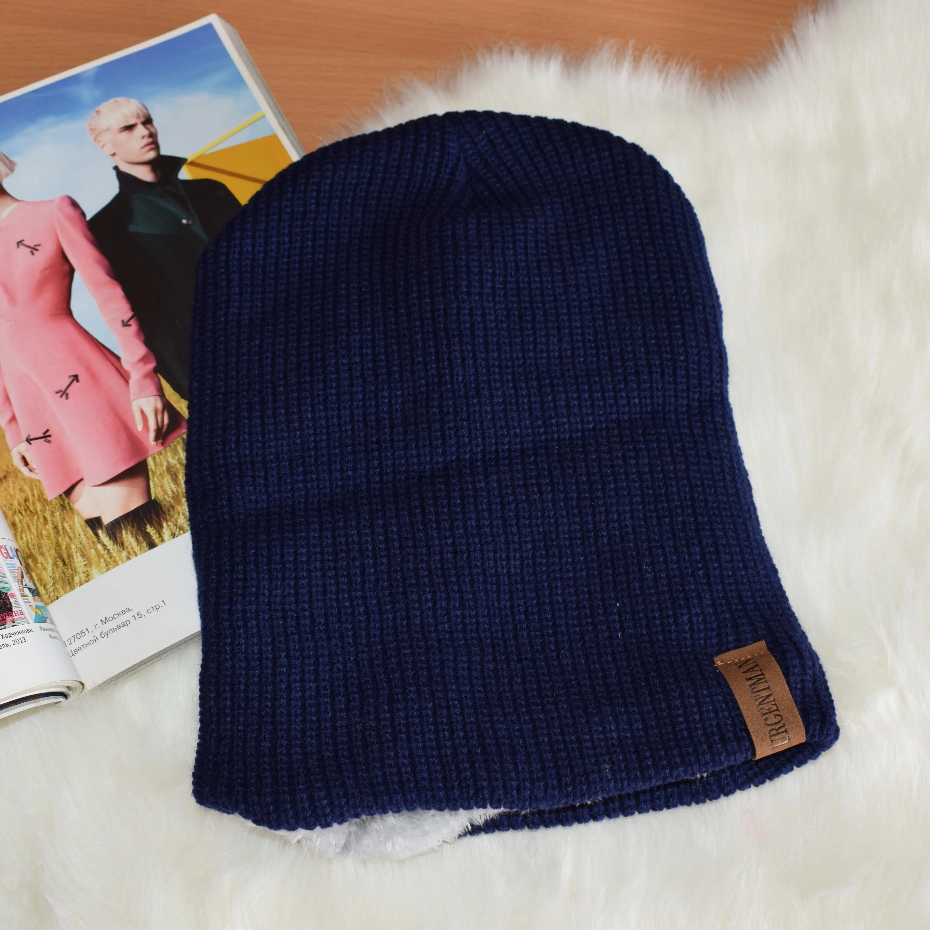 Pälsfodrad Vintermössa - Extra Varm Beanie med Fleecefoder | Unisex Dam & Herr