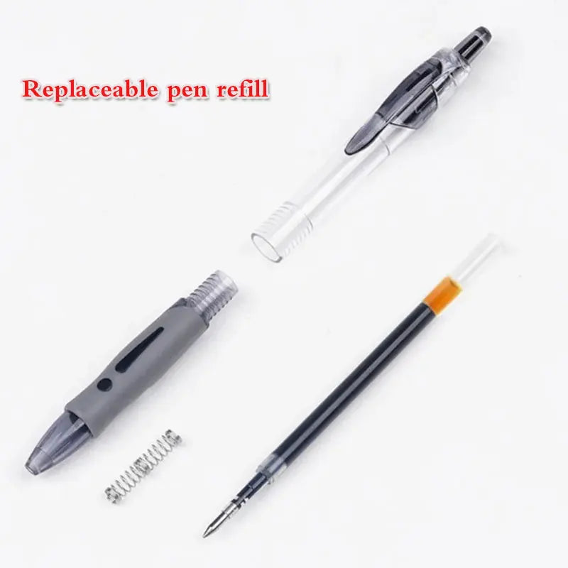 13/30pcs Retractable Gel Pens Set Black/Red/Blue Ink Ballpoint for Writing Refills Office Accessories School Supplies Stationer