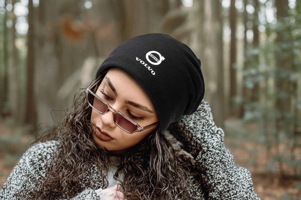 Volvo Mössa 2026 Ny Design - Premium Varm Beanie Keps Höst Vår - Volvo-Logotyp XC40 XC90 V40 V90 V60 XC60