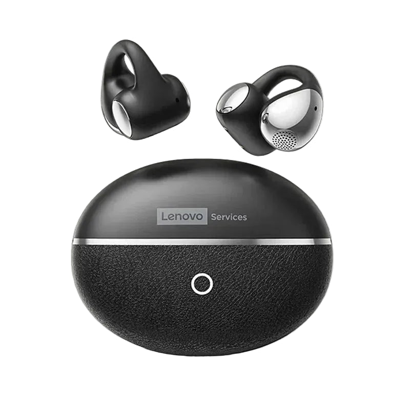 Lenovo RS110 Öronklämma Bluetooth Hörlurar - Trådlösa Sportöronsnäckor med Öppet Öra RS110 svart