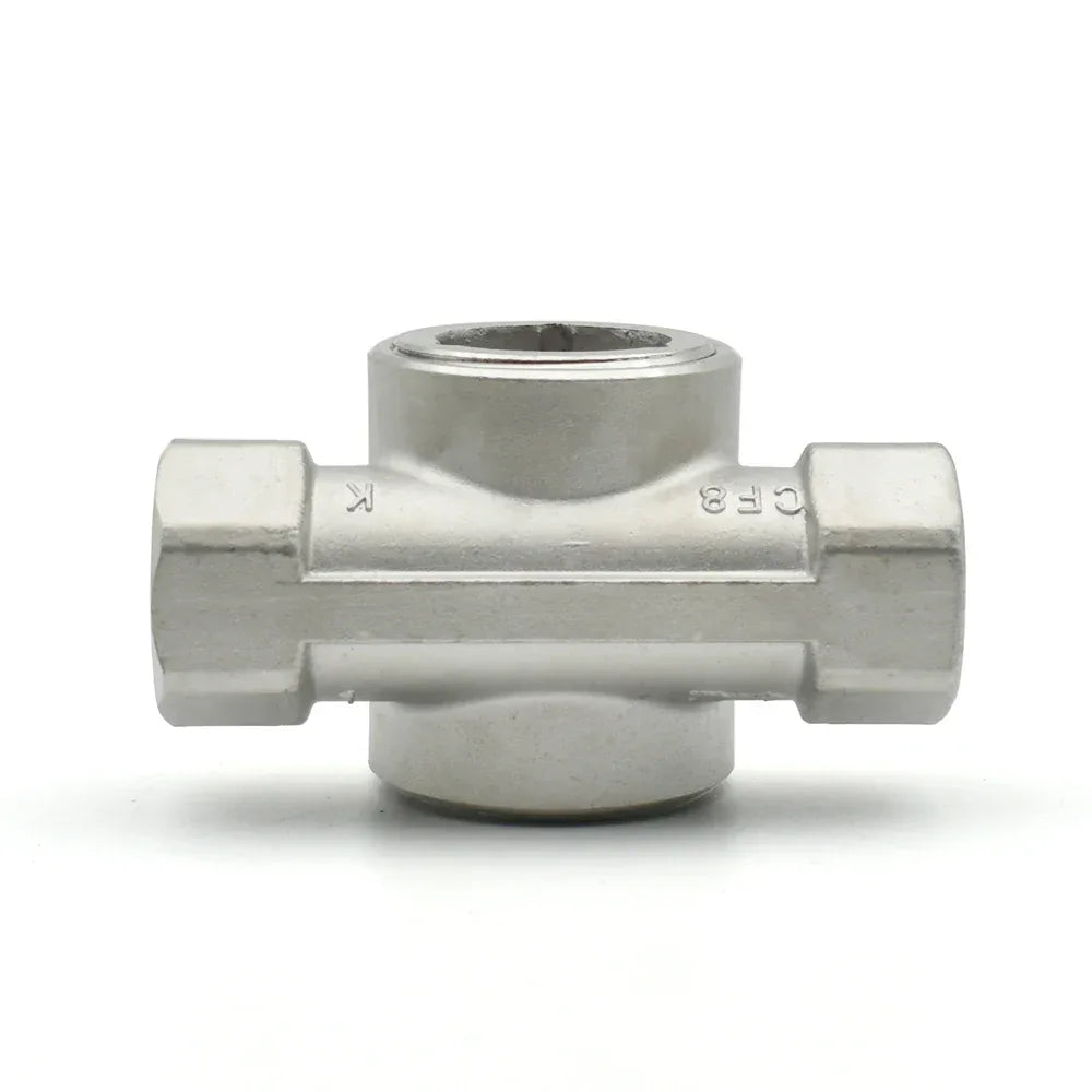 Flödesindikator med Impeller - 304 Rostfritt Stål - BSP Gänga 1/4" till 2"