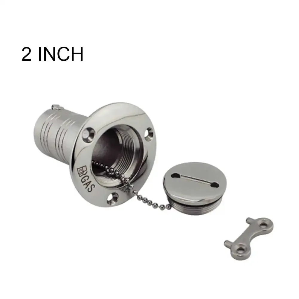 Dackpåfyllning Båt 38/50mm 316 Rostfritt Stål | Bränsle Vatten Diesel 2inch-gas Huvudlager