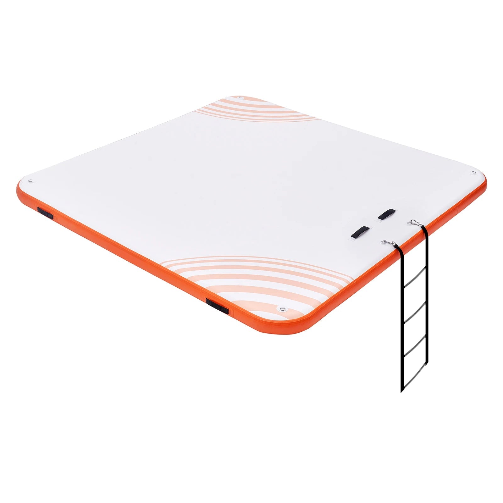 Uppblåsbar Flytbrygga 10x10 FT – Halkfri Vattenplattform med Bärväska