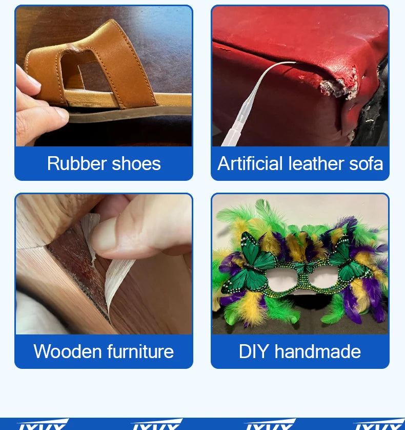 10-pack 502 Superlim Snabbtorkande Cyanoacrylat - Universellt Lim för Läder Gummi Glas Trä Metall