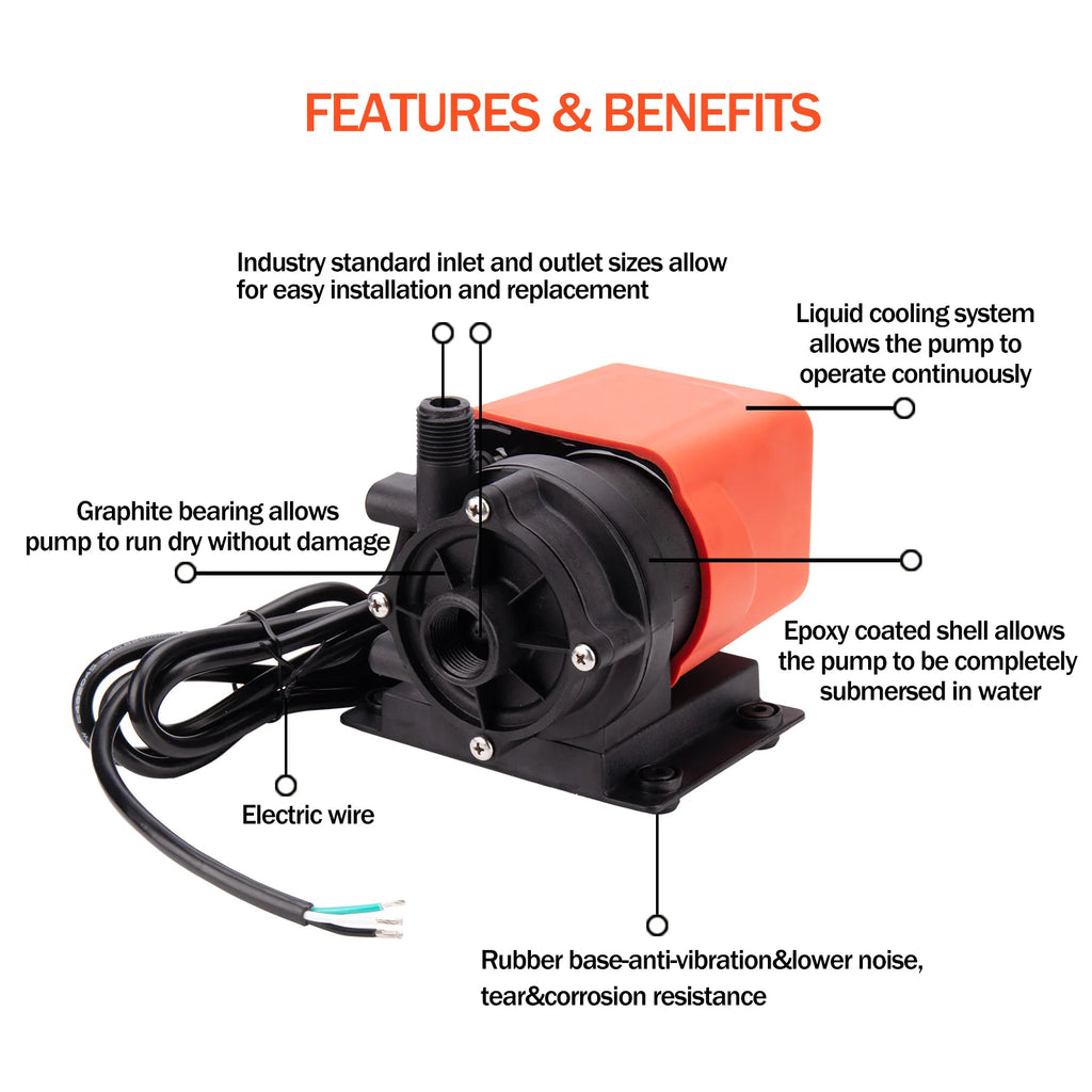 SEAFLO 230V Marin Luftkonditioneringspump
