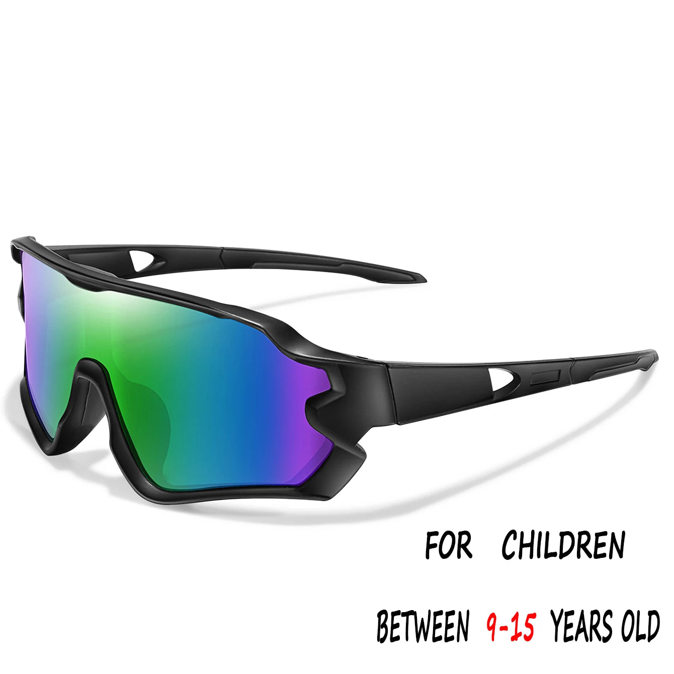 Barnsolglasögon UV400 – Sport & Utomhus för Barn 9–15 År AK-M-4