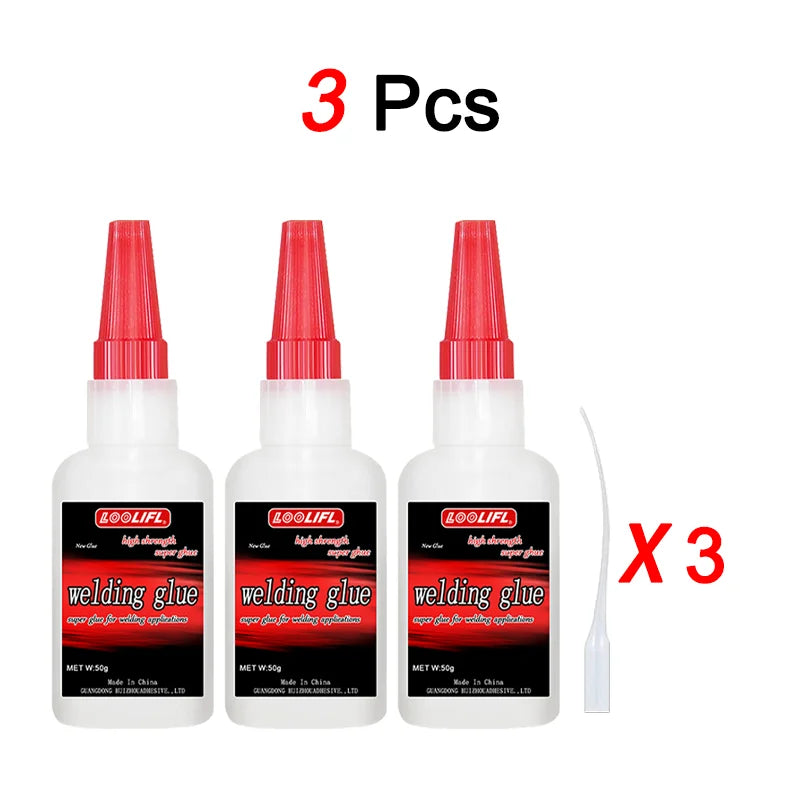 LOOLIFL Extrastark Svetsande Lim 50g - Universellt Metallim för Metall Resin Keramik Glas Trä Plast