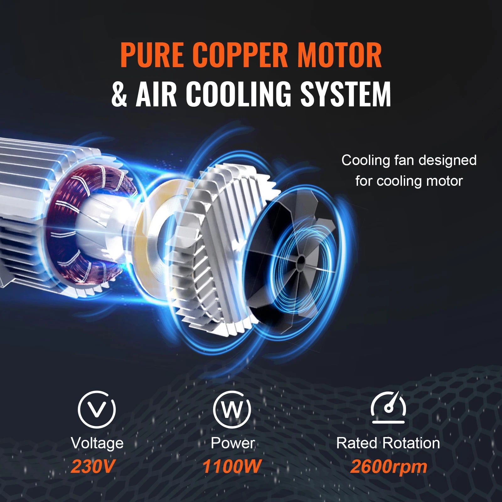 Elektrisk Kedjetalja 1000 kg - Enfas Lyftvinsch med Trådstyrd Kontroll