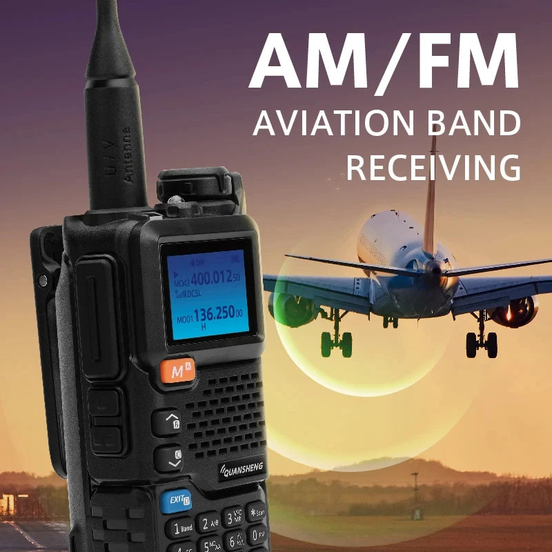 UV-5R PLUS Walkie-Talkie 5W – Dual Band UHF/VHF med FM, NOAA & Scrambler