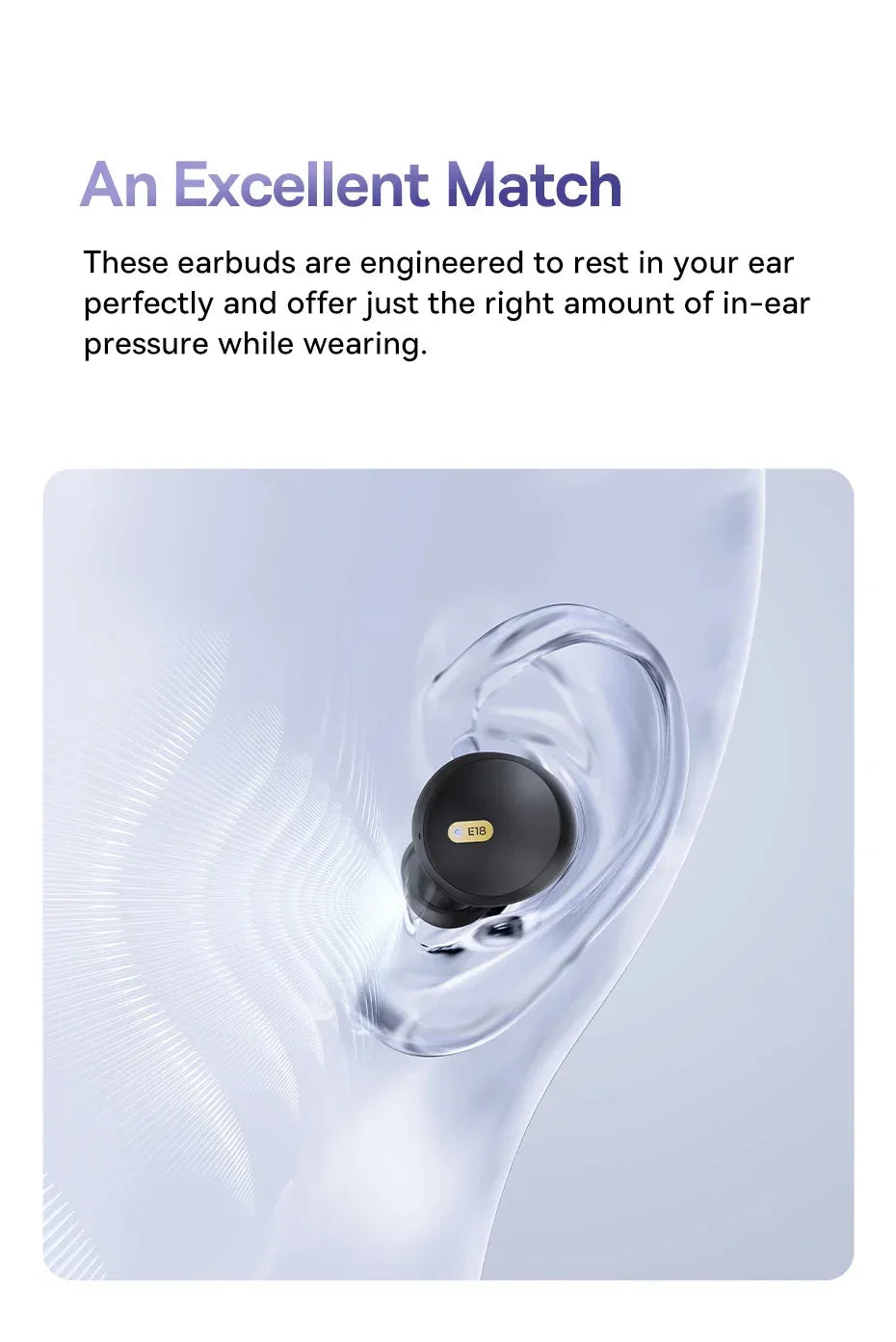 Baseus Bowie E18 Trådlösa Hörlurar Bluetooth 5.3 AI ENC 25H Speltid IPX4