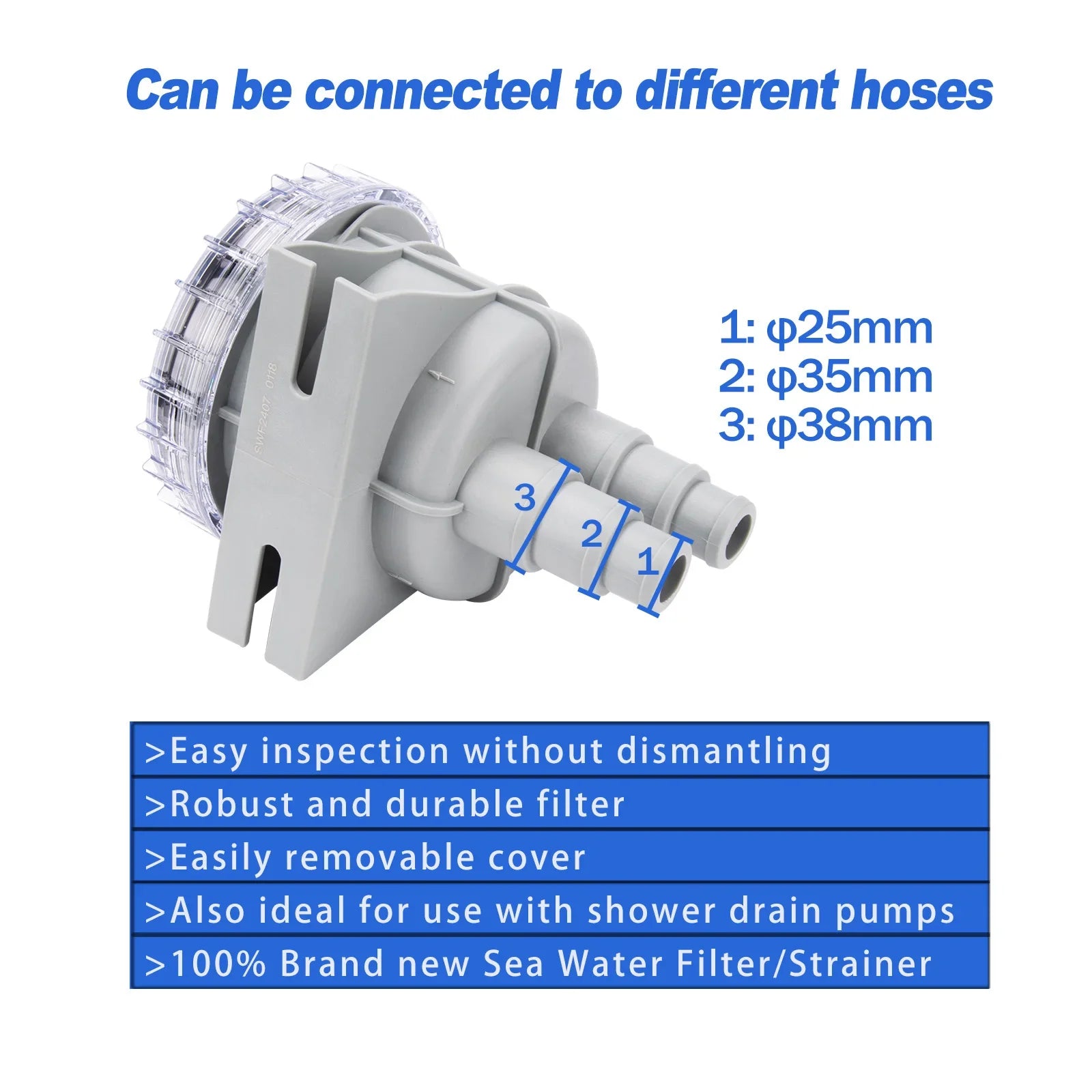 Marin Råvattenfilter - Robust Sjövattenfilter för Motorkylsystem