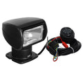 DC12V 100W Båtsökljus med 5m Kabel | 2500 Lumen 800m Fjärrkontroll Marin Söklampa svart