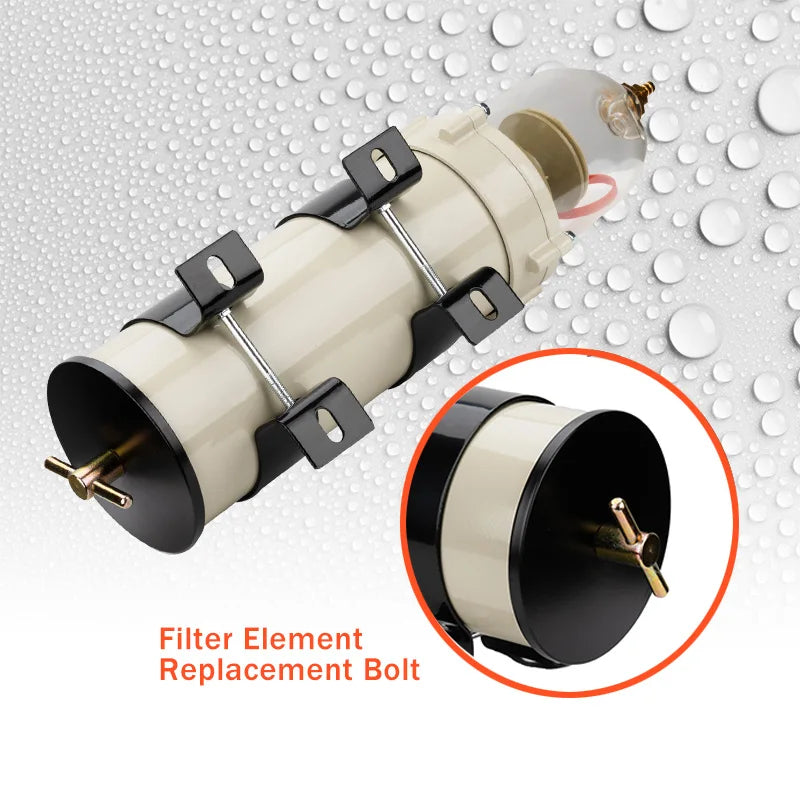 1000FH Dieselbränslefilter Marin Vatten-Separator 180GPH för Båt, Lastbil & Dieselmotorer