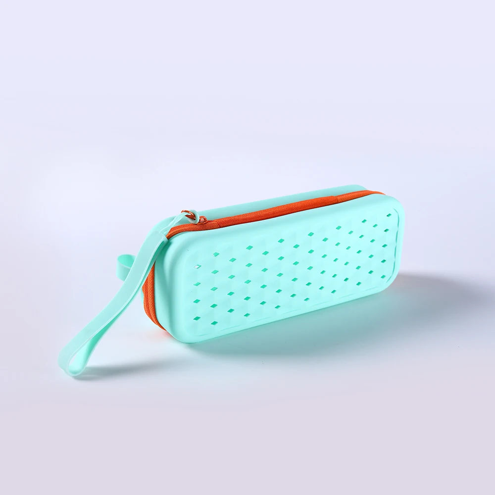 Eyeglasses Storage Protector Silicone Swimming Bag Soft Eyeglasses Case Swimming Gear Breathable Eyeglasses Protective Case D