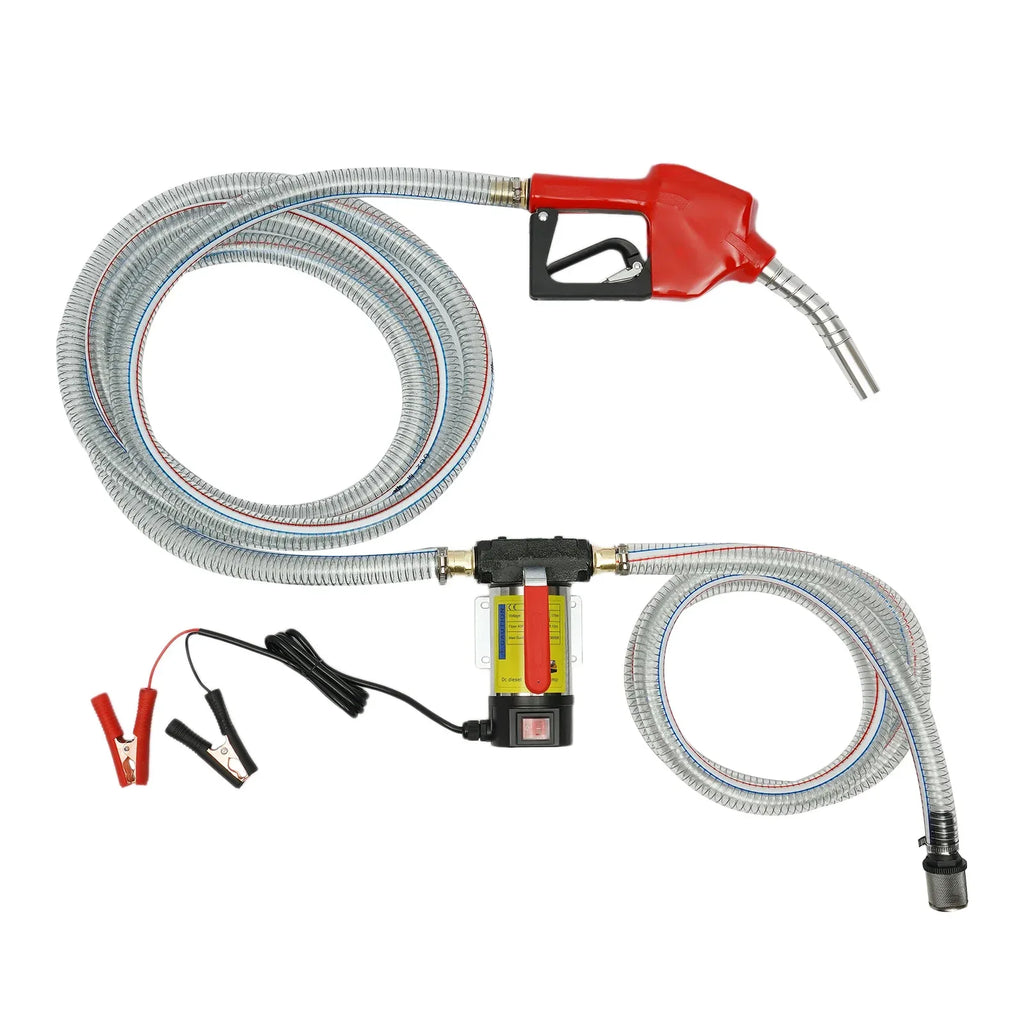 Elektrisk Dieselpump 12V 175W - Automatisk Bränslepump med Pistol 45L/min