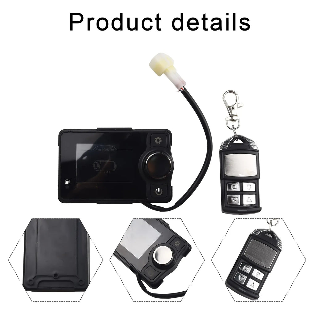 LCD Display och Fjärrkontroll för Dieselvärmare 12V/24V - Komplett Set med Bluetooth
