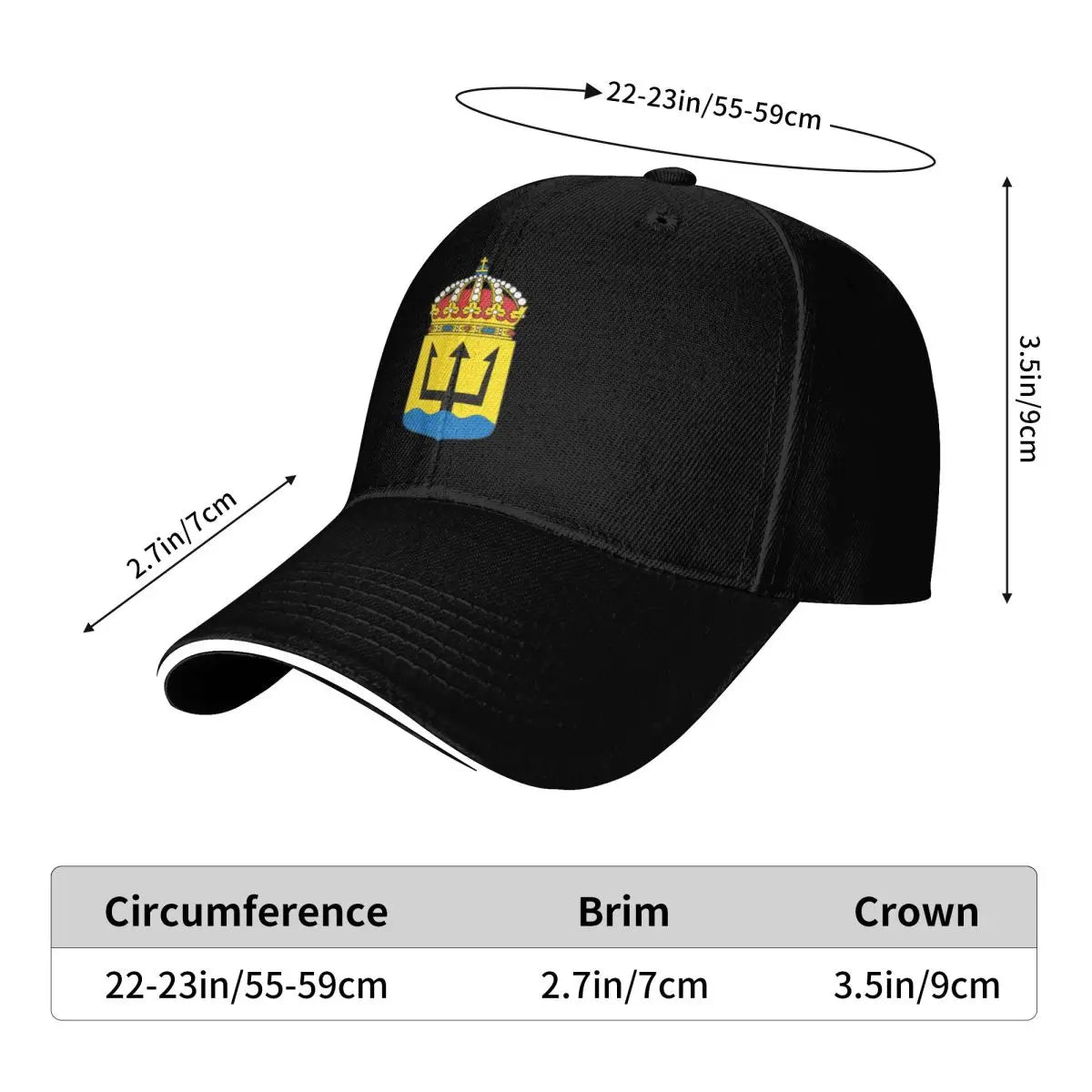Första Ubåtsflottiljen Sverige Keps - 1st Submarine Flotilla Baseballkeps