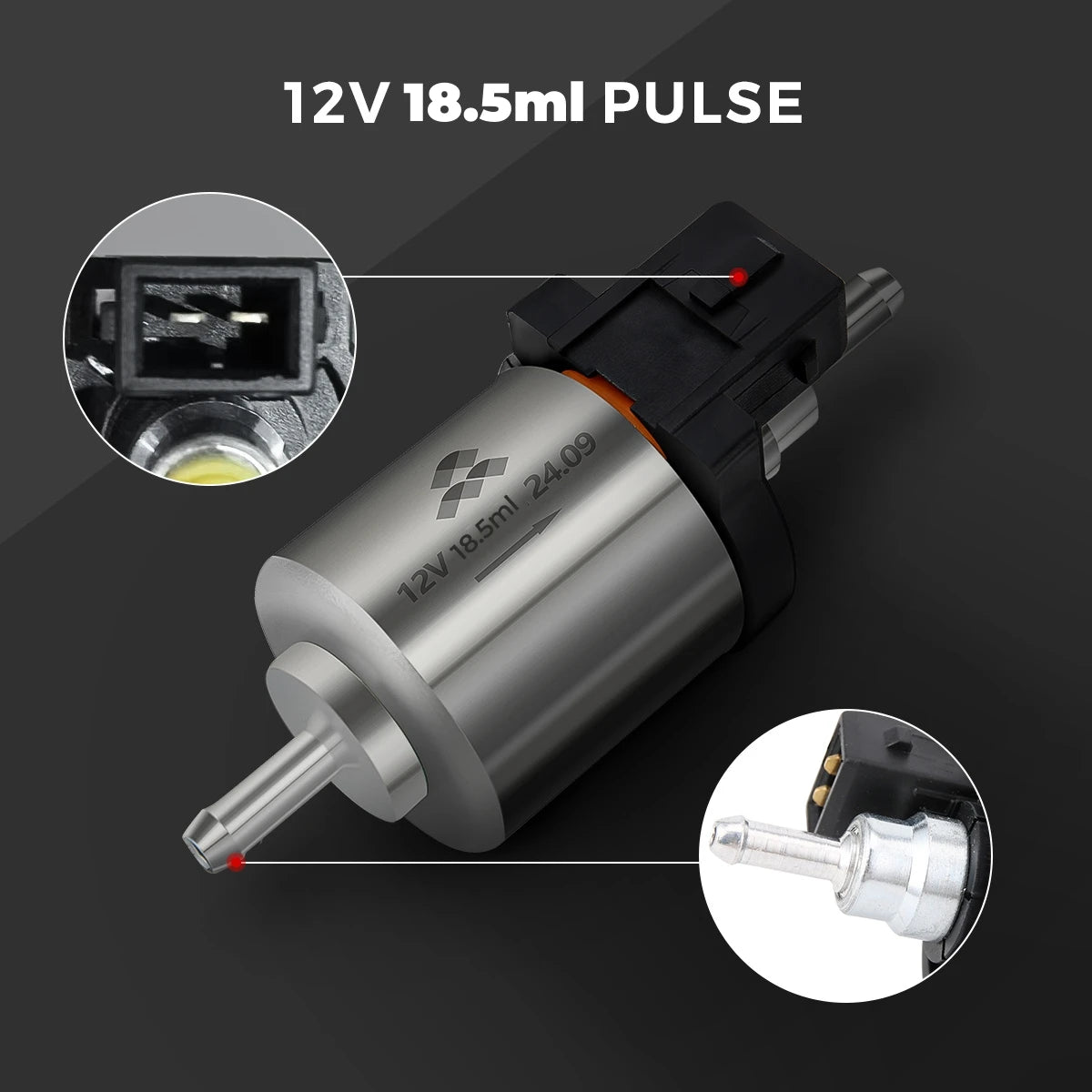 Bränslepump 18,5ml för Dieselvärmare 12V 2KW – Passar Webasto & Eberspächer