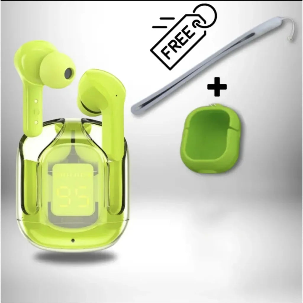 T2 TWS Gaming Earbuds - Bluetooth 5.3 Brusreducering HiFi Stereo + GRATIS Skyddsfodral & Halsband.