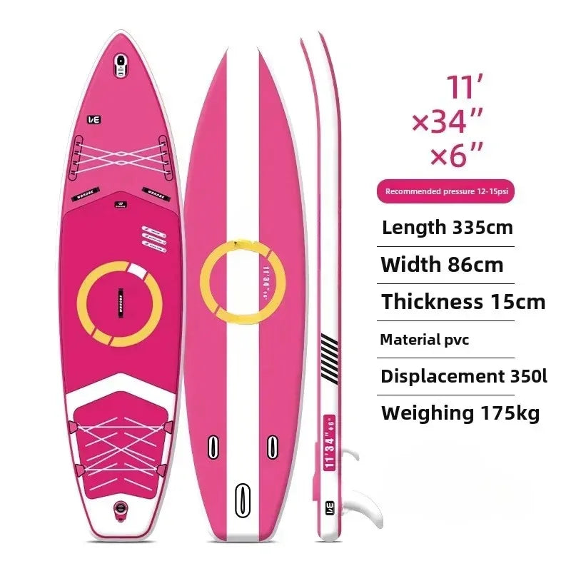 Uppblåsbar SUP Board 335cm - Stand Up Paddleboard för Surfing och Racing