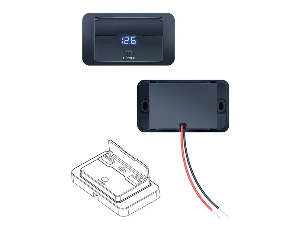 USB-laddare för bil med snabbladdning PD 20W & QC3.0