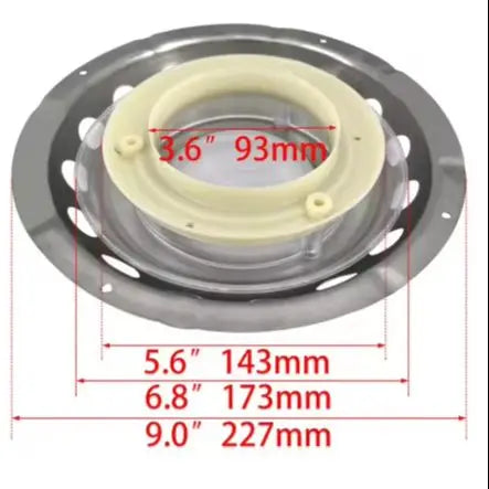 Soldriven Rostfri Ventilator för Husbil, Husvagn & Båt