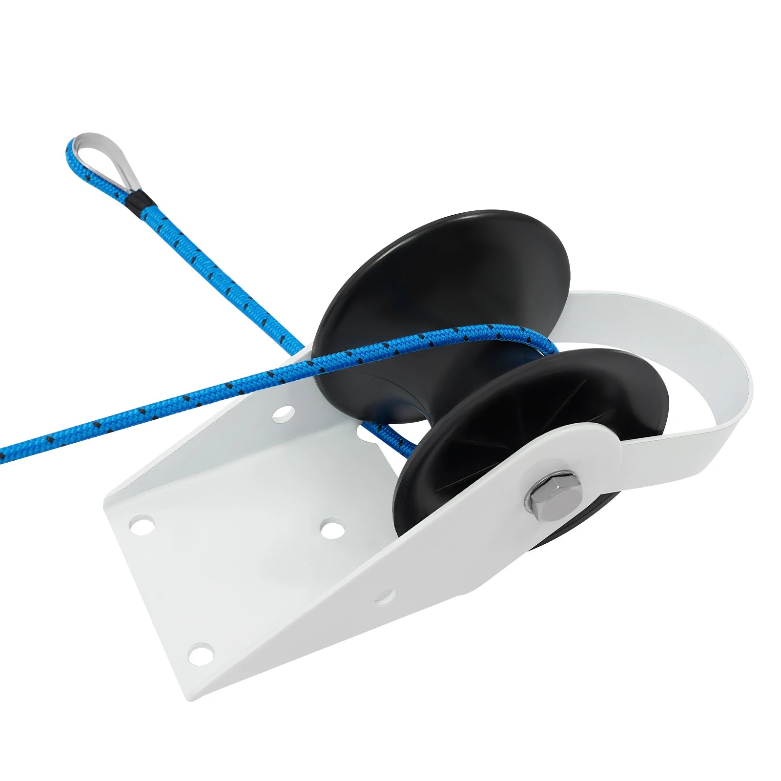 Electric Anchor Winch| 45lbs 12V Remote Control Saltwater Boat Anchor Winch W/ 100ft Rope| Marine Saltwater Boat Accessories