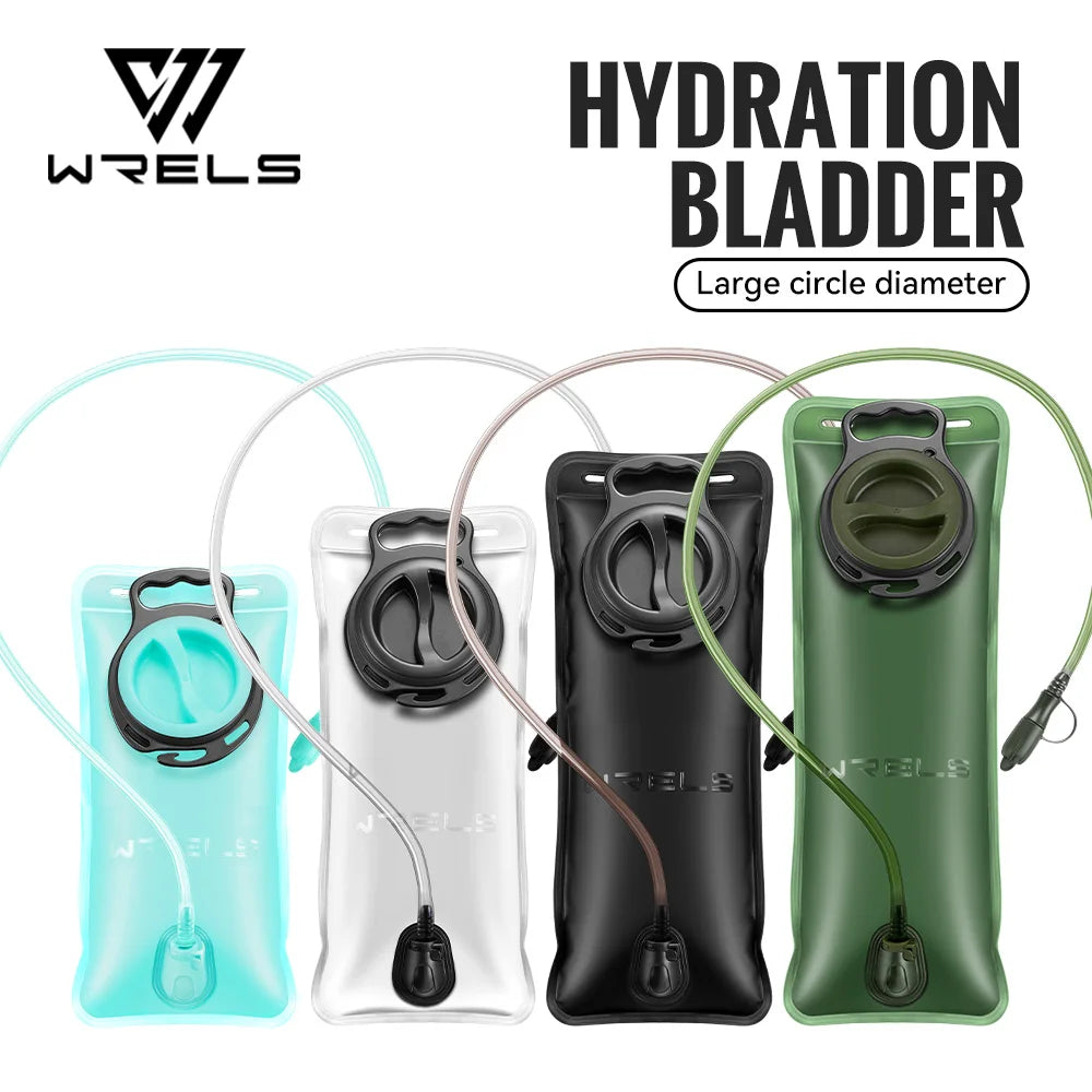 WRELS Hydreringsbladd – Vattenbehållare för Vandring, Cykling & Löpning | BPA-fri | 1,5L–3L