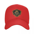 Sverige Lastbil Saab Scania Logo Keps - Andningsbar Dad Hat Snapback Red Baseball Cap