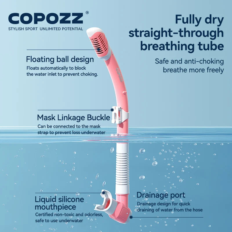 Snorkelmask - HD Anti-Dimma Panorama Dykmask