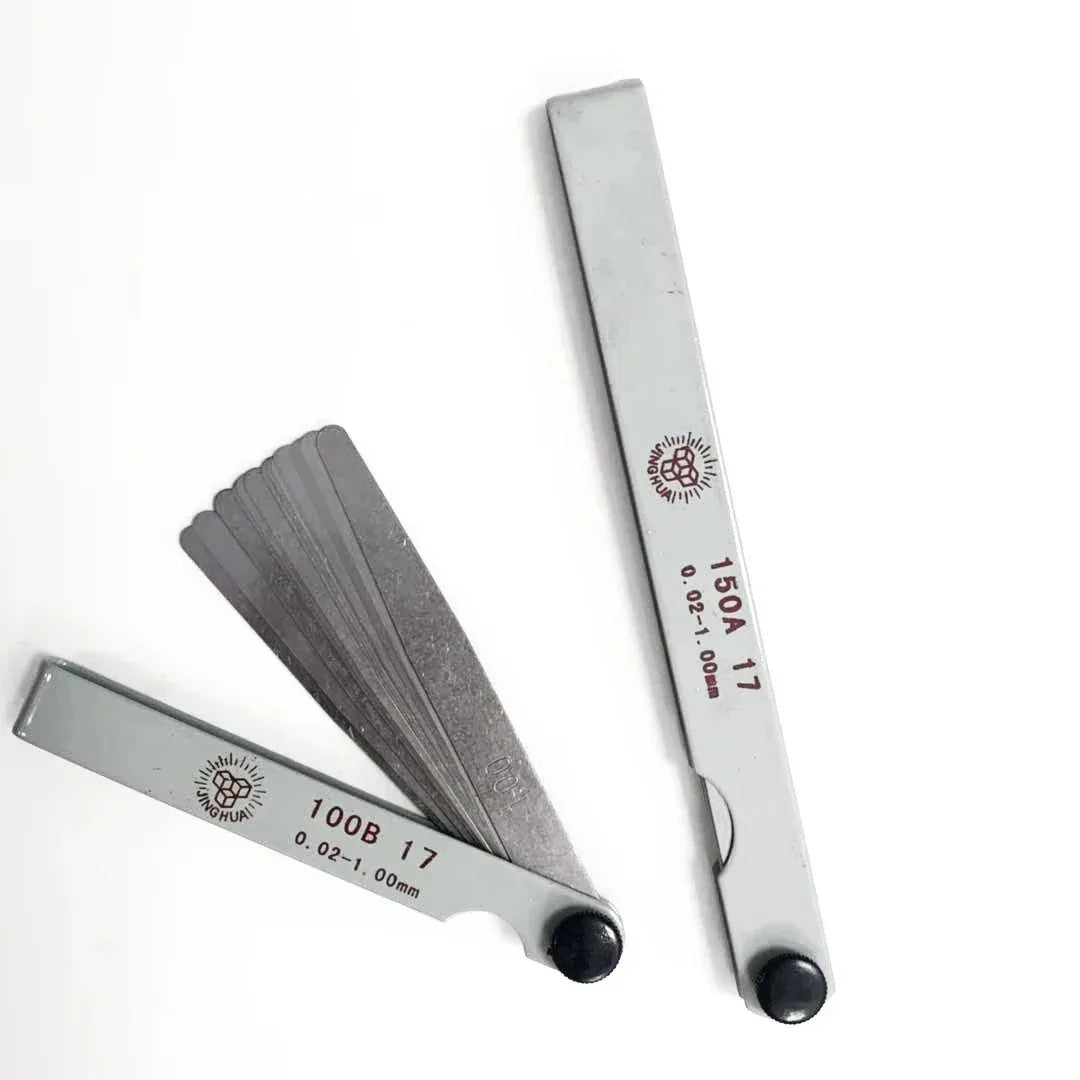 Precisionsmätare 17 Blad - Professionell Ventiljusteringsverktyg 0.02-1.00mm