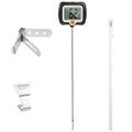 Digital Candy Thermometer with Pot Clip Kitchen Thermometer for Cooking, Baking, and Candy Making Stainless Steel Probe Description Type