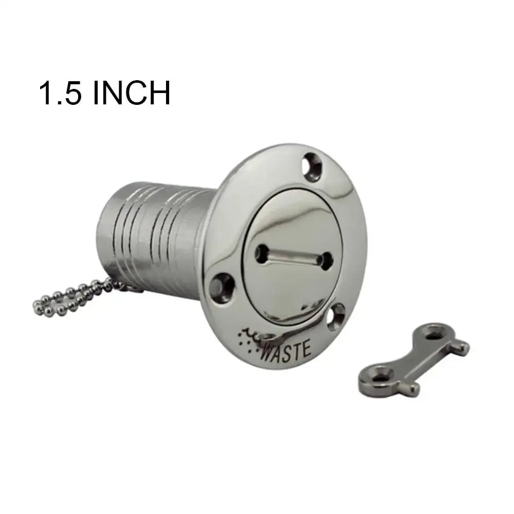 Dackpåfyllning Båt 38/50mm 316 Rostfritt Stål | Bränsle Vatten Diesel 1.5inch-waste Huvudlager