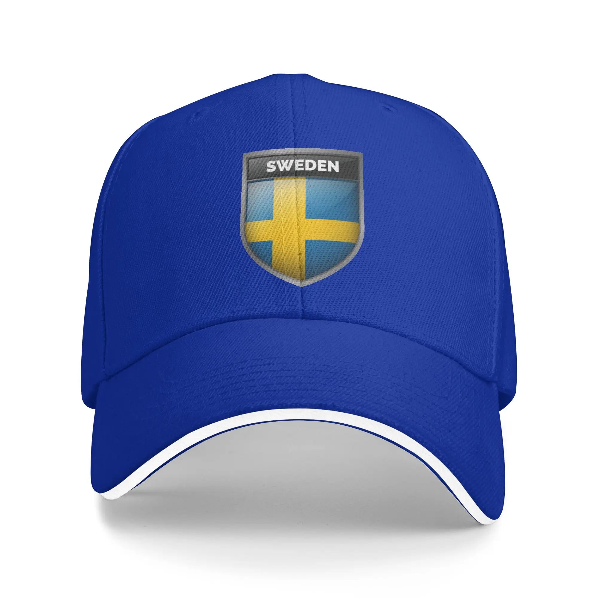 Sverige Flagga Baseballkeps - Andningsbar Dad Hat Snapback Unisex 11 One Size