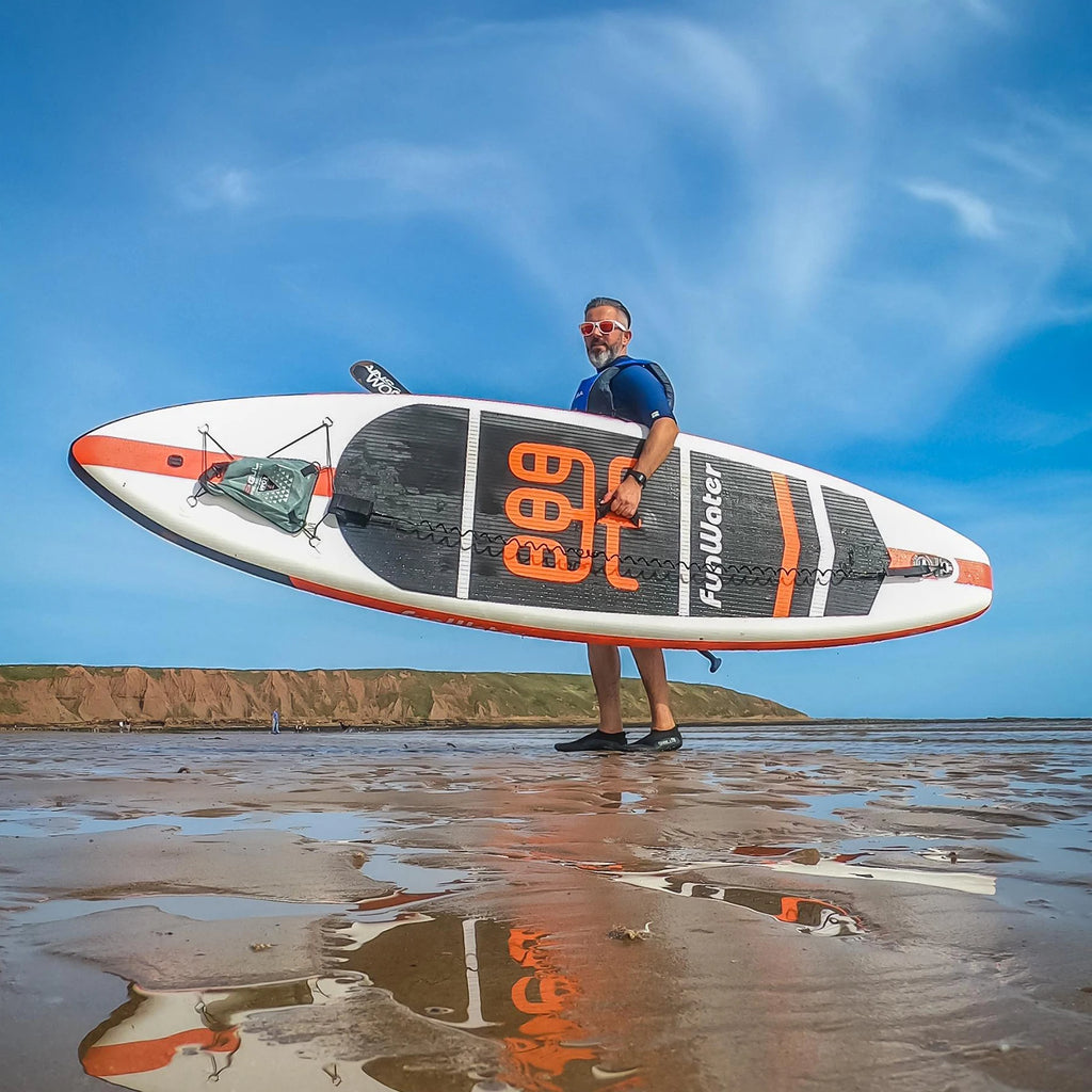 Funwater 11' Uppblåsbar Stand Up Paddleboard 335cm - Orange Sport Design